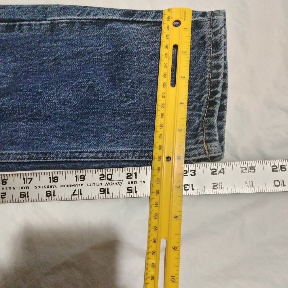 Gap Womens Slim Stretch Blue Denim MommJeans Size 0/25P (26x24) - Picture 3 of 7